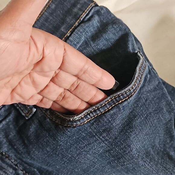 Urban Star Men Relaxed Fit Denim Jeans 38×33 Dark Blue Washed - Picture 14 of 16